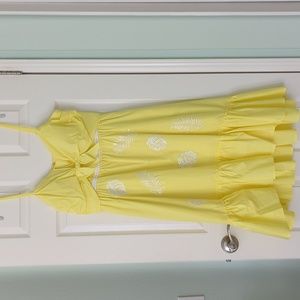 Lilly Pulitzer Yellow Dress Size 16